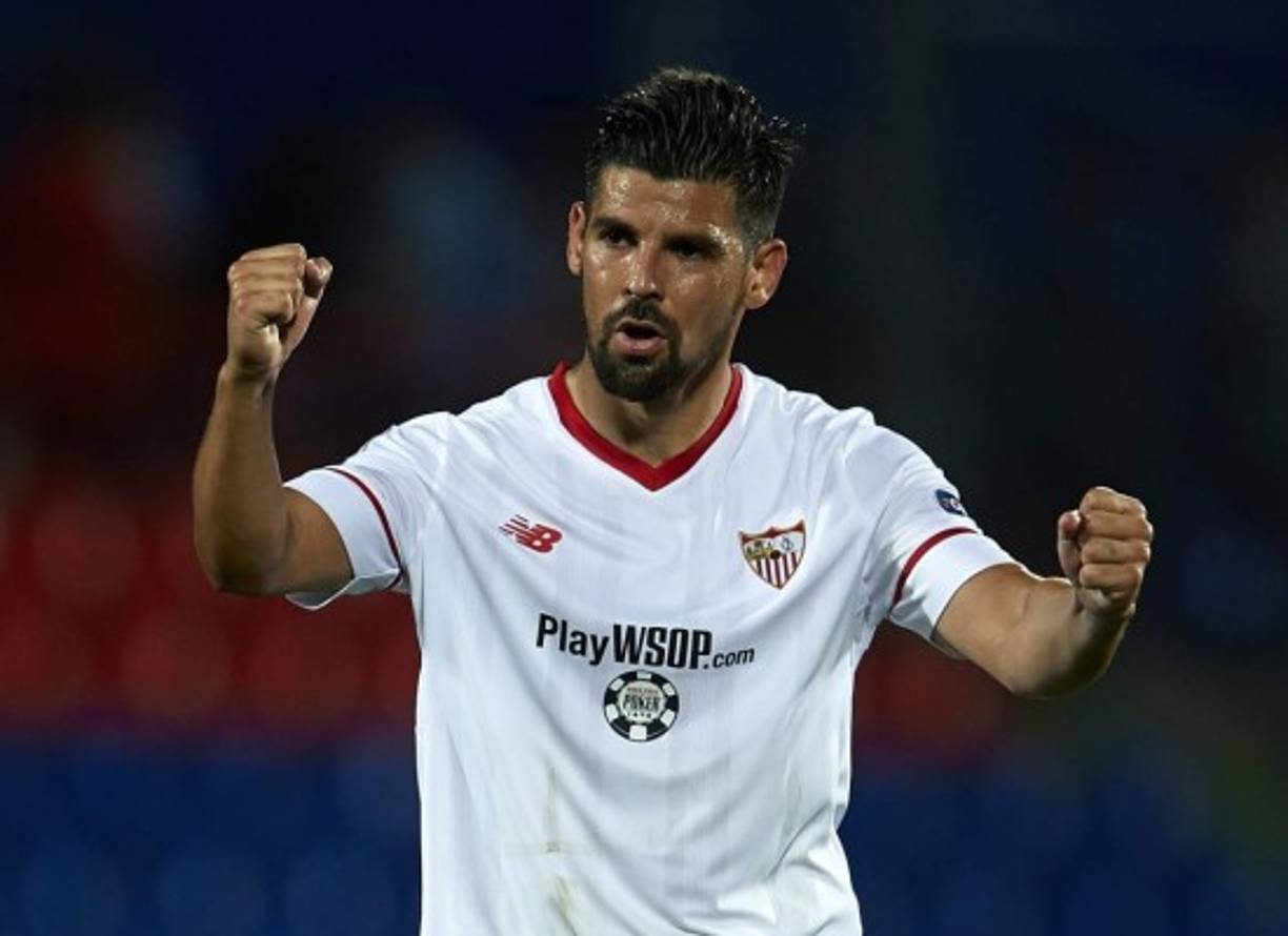 El delantero Nolito (Sevilla, España).