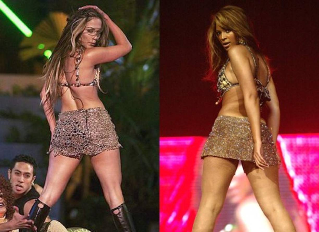 Una copia integra de Beyoncé un look de Jennifer López.