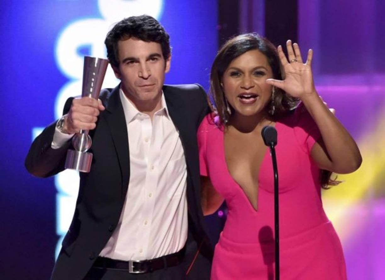 Chris Messina y Mindy Kaling.