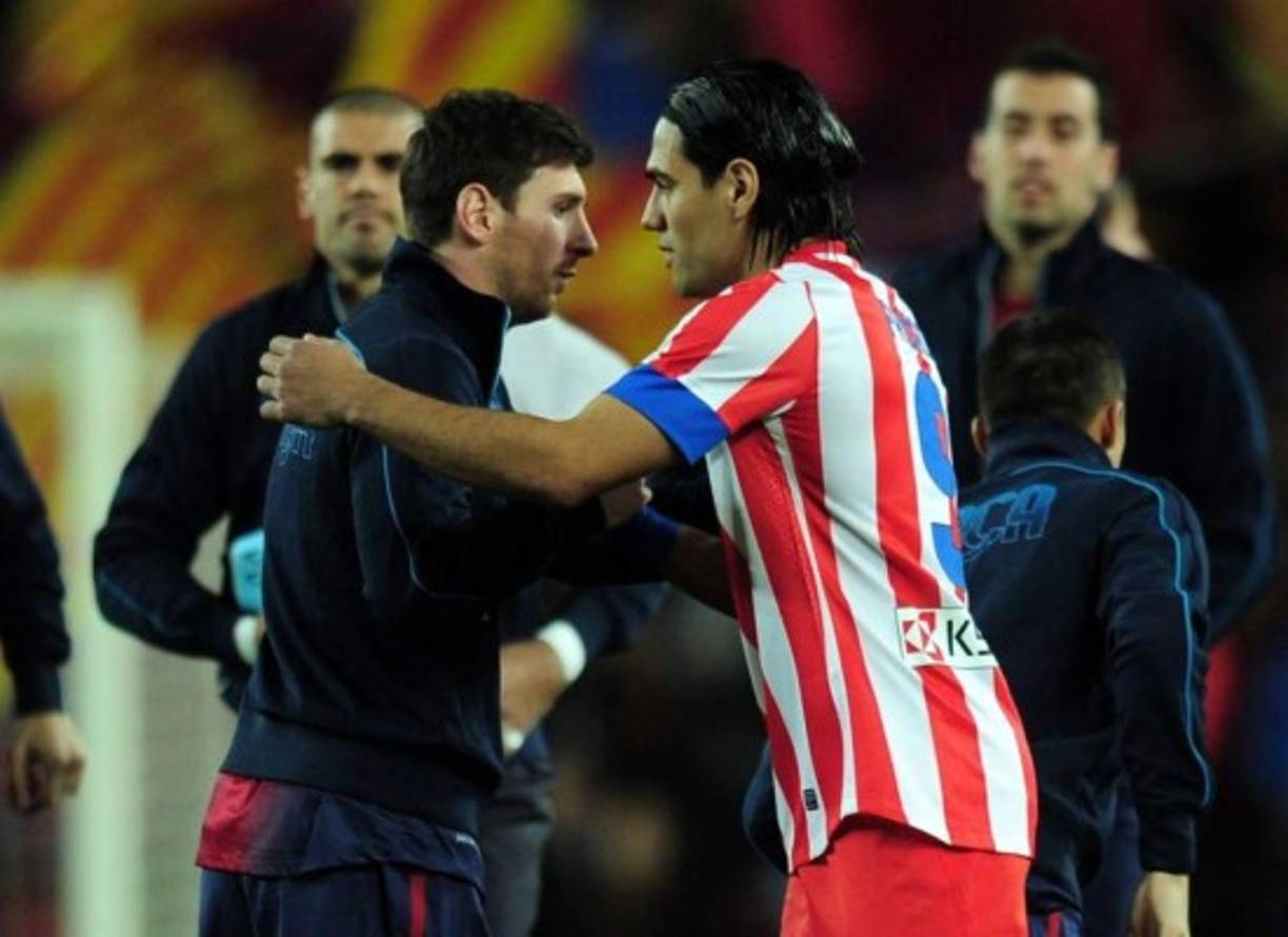 Claramente a Messi le gustaría contar con un delantero como Falcao y por eso lo incluyó en su once ideal.