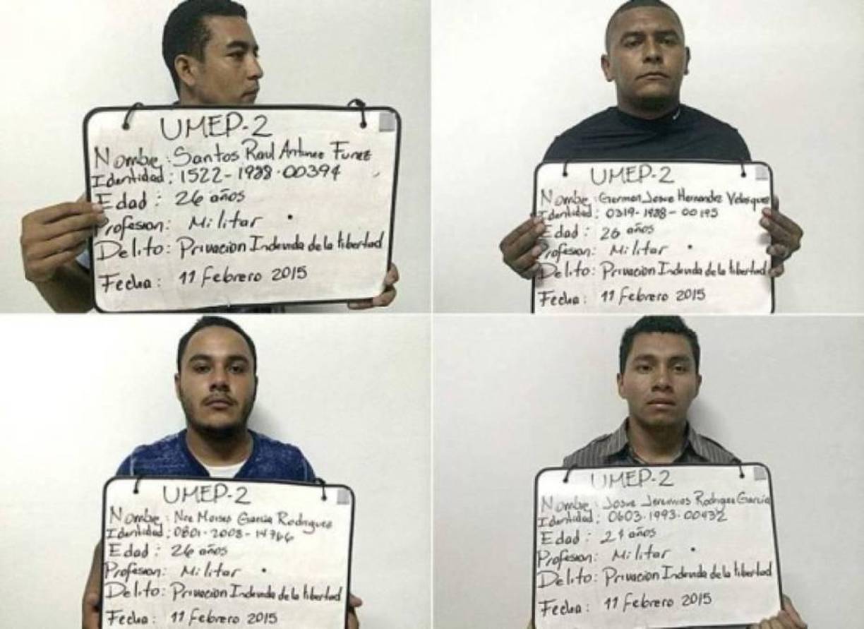 Santos Raúl Antúnez, militar detenido por privación indebida de libertad, Santos Raúl Antúnez Fúnez (26) y Noé Moisés García Rodríguez.