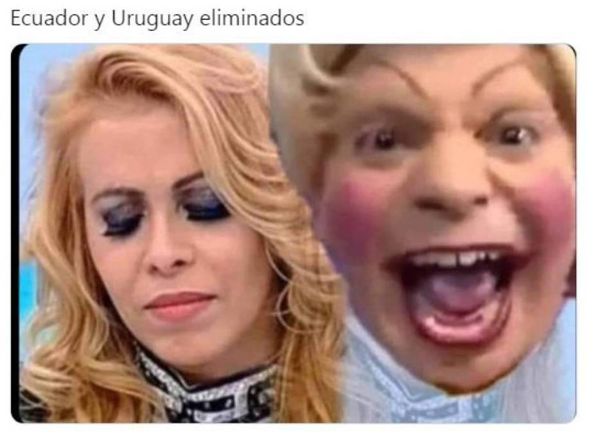 Los destrozaron: La ola de memes contra Uruguay tras ser eliminados