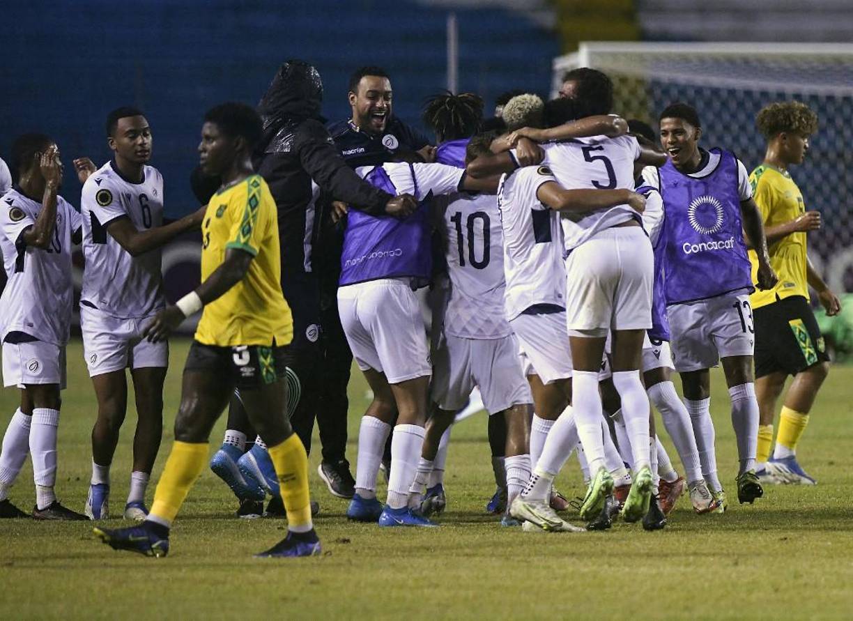 Los dominicanos no podían creer la clasificación al Mundial Sub-20. Por su parte en Jamaica se marcharon frustrados por lo acontecido.