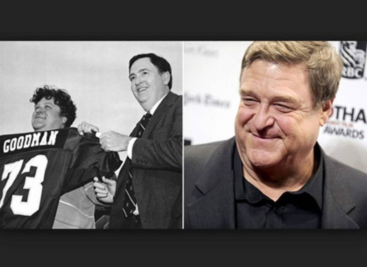 John Goodman. Esta leyenda del cine también vio frustrada su vida deportiva tras una lesión con el equipo de la Universidad de Missouri, donde recibió una beca para estudiar.