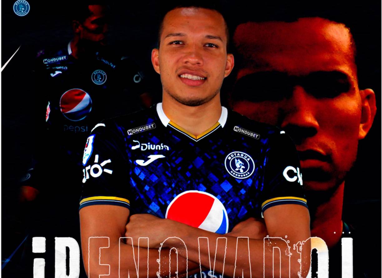 El Motagua anunció la renovación del defensor Carlos Meléndez. 