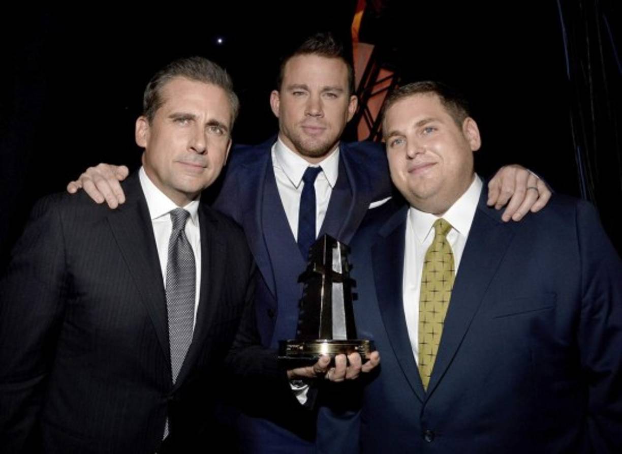 Jonah Hill, Channing Tatum y Steve Carell.