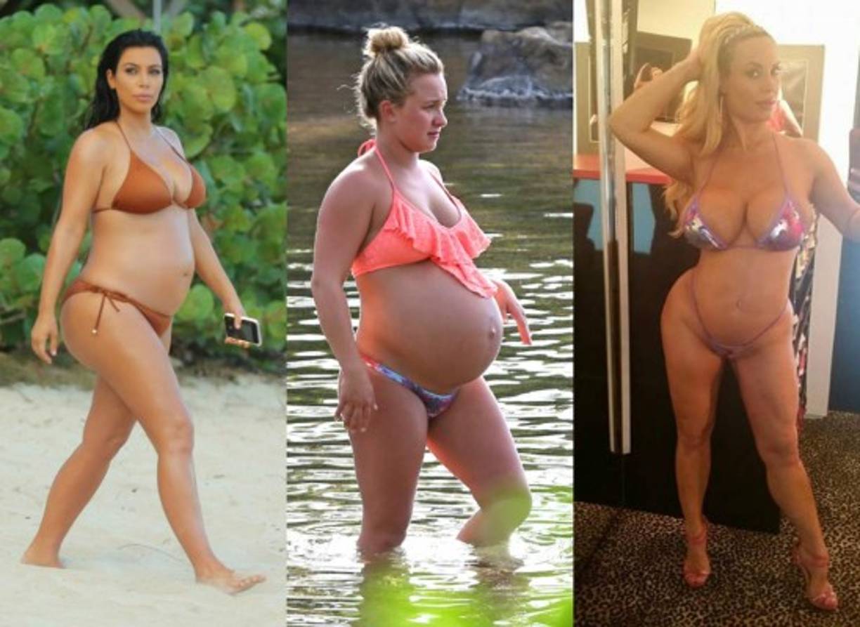 En la imagen Kim Kardashian, Hayden Panettiere y Coco.