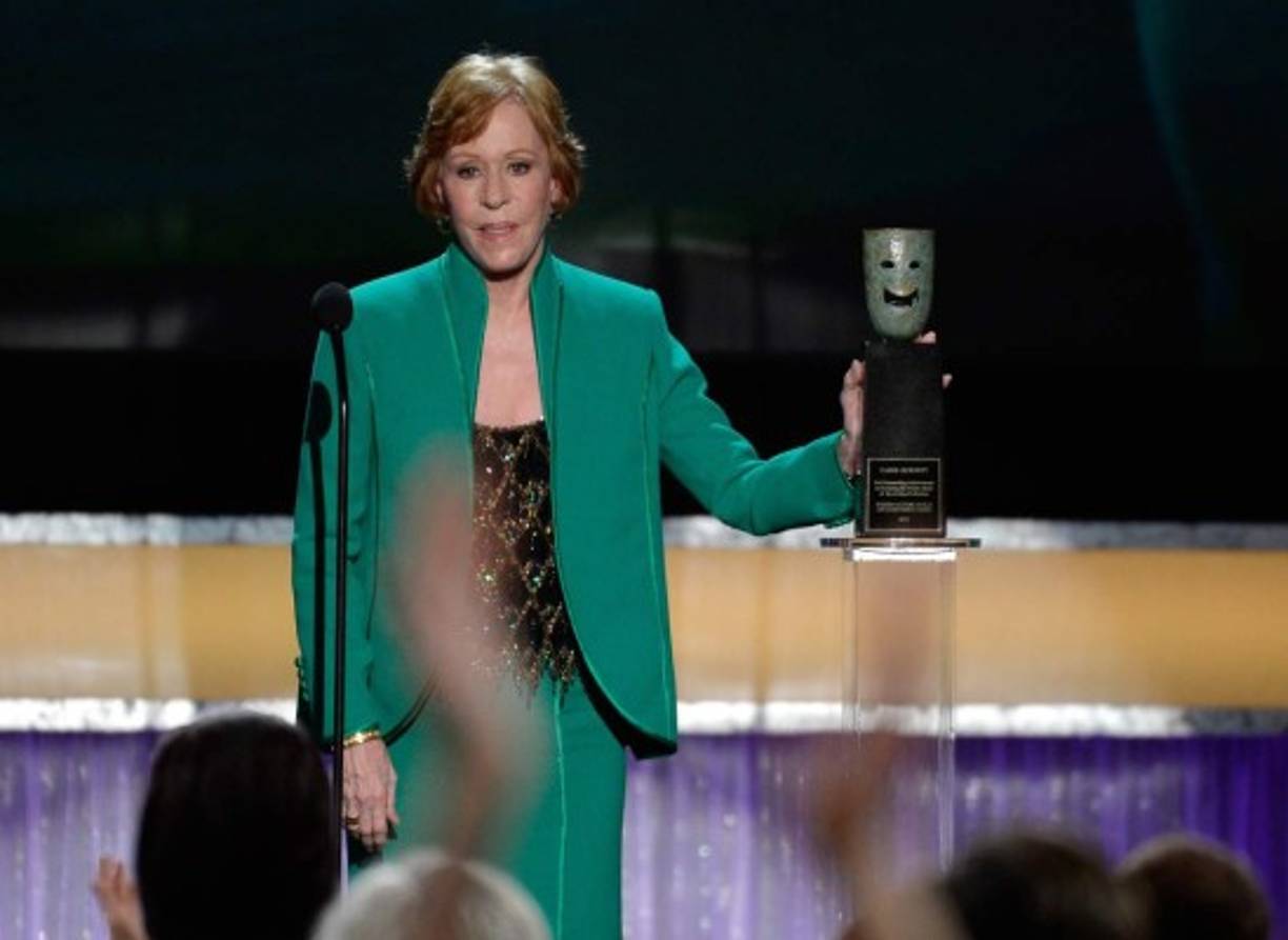 El premio por su trayectoria Carol Burnett.