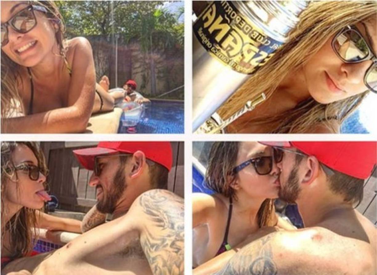 Cristina demuestra su amor a Usrino en las redes sociales.