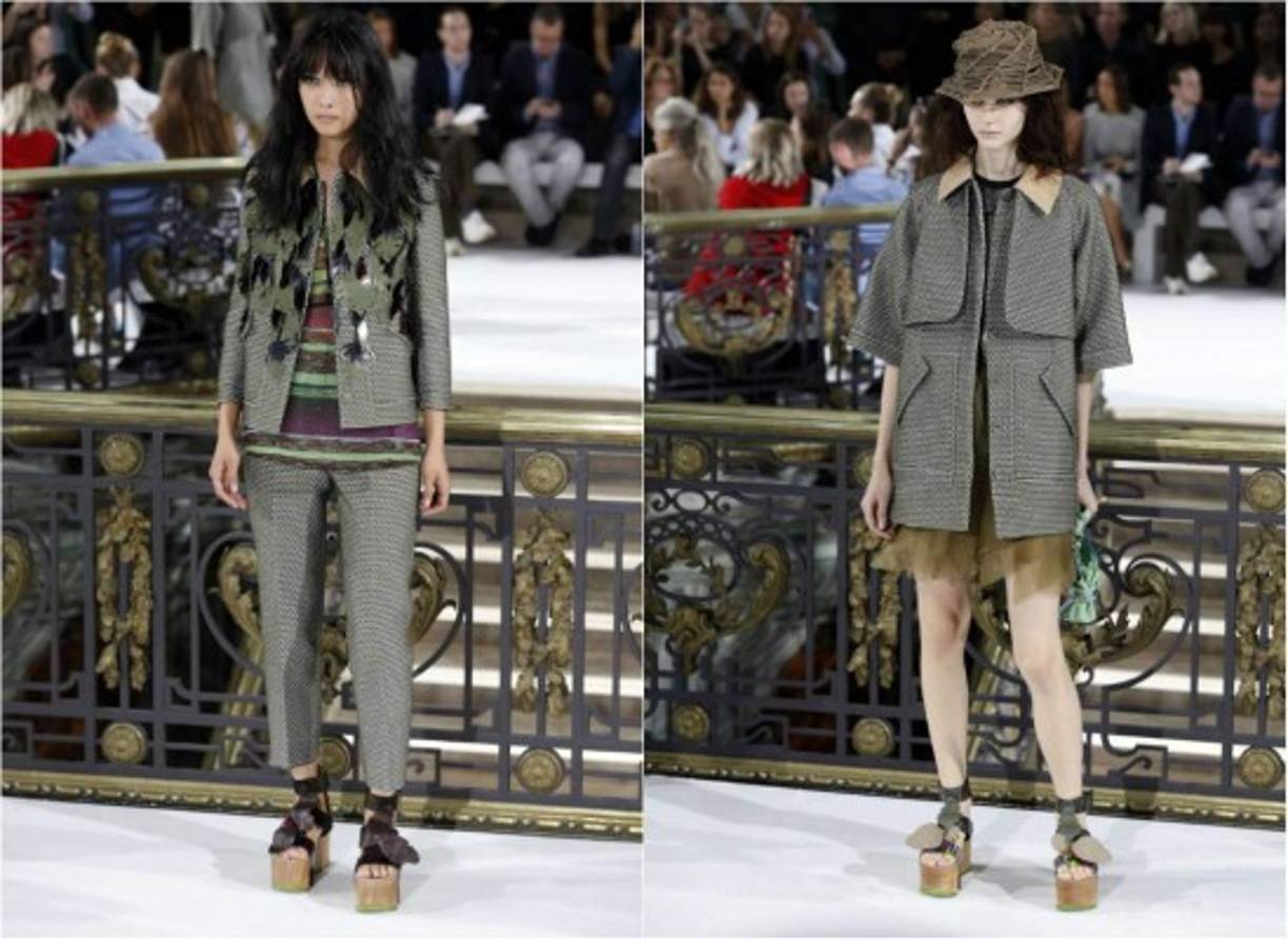 Entre los accesorios, sombreros estilo Indiana Jones y sandalias con plataformas altísimas.