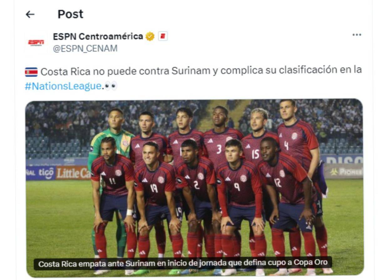 ESPN Centroamérica.