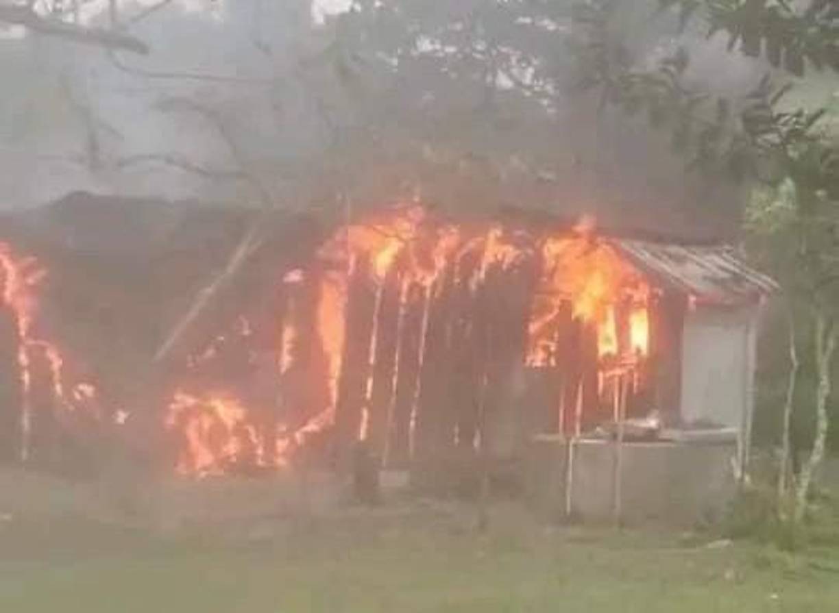 El incidente se registró ayer domingo -15 de enero de 2023- en la pequeña comunidad de Lagunas del Pedernal, en el municipio de Lepaera. 