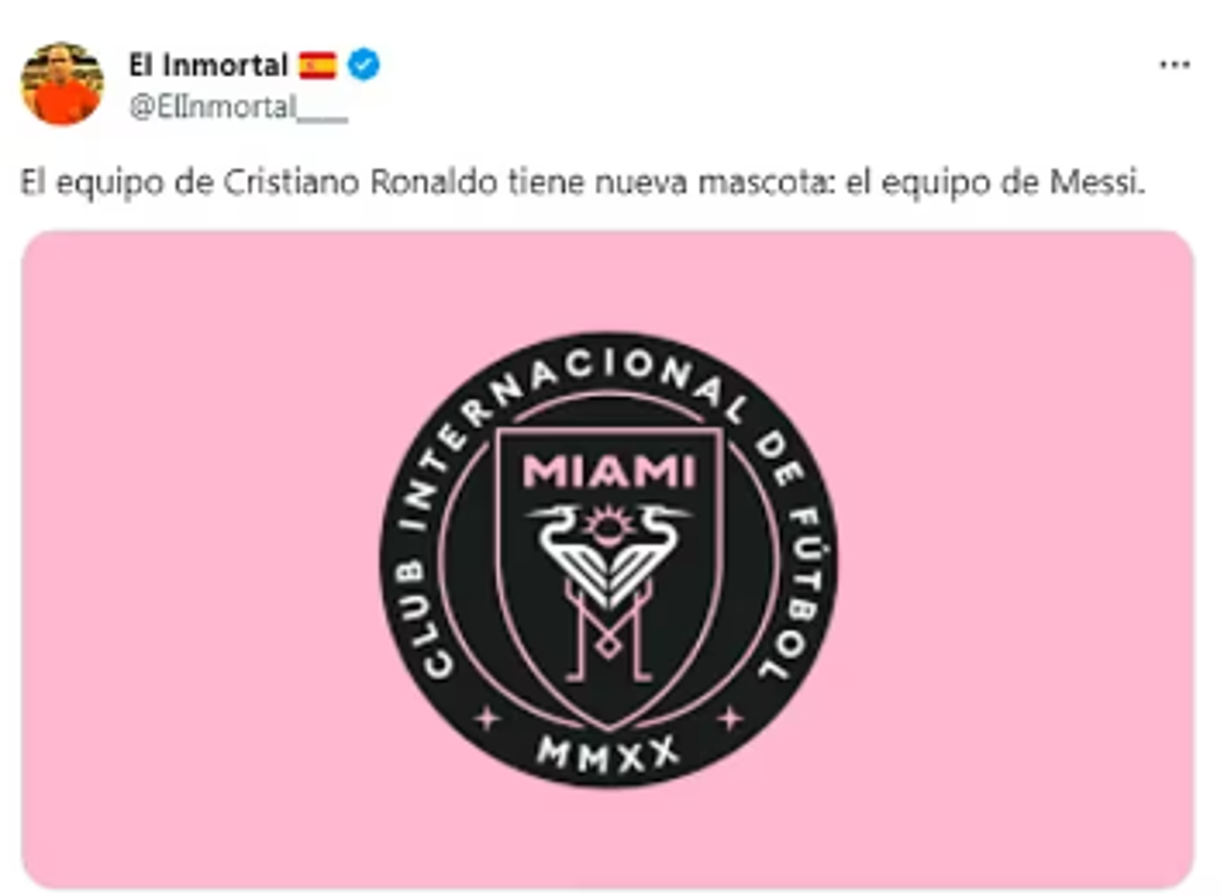 Memes destrozan a Messi e Inter Miami tras paliza del Al Nassr de Cristiano