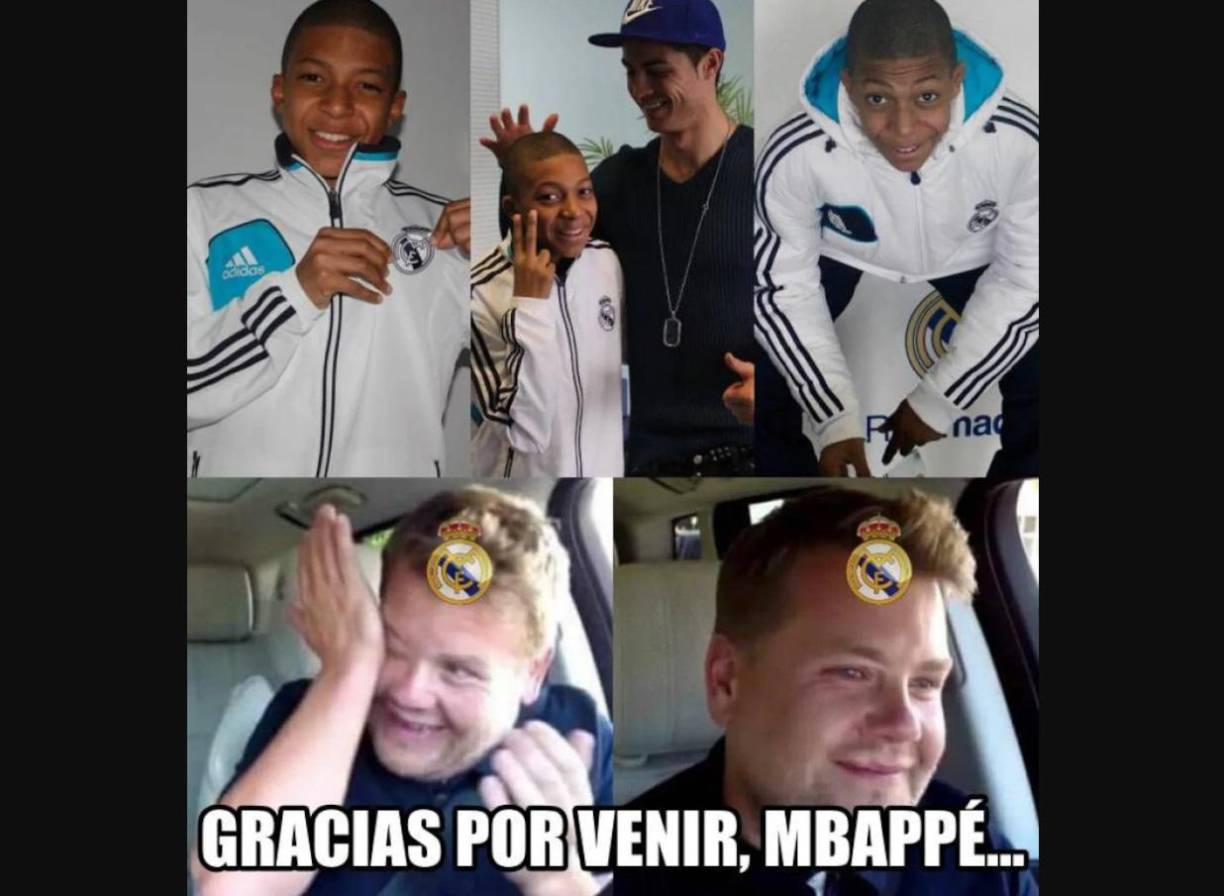 Mbappé causa terribles burlas al Barcelona y Cristiano Ronaldo es recordado en los memes