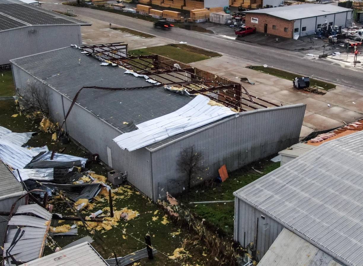 Tornados dejan un muerto y gran devastación en Nueva Orleans y Texas