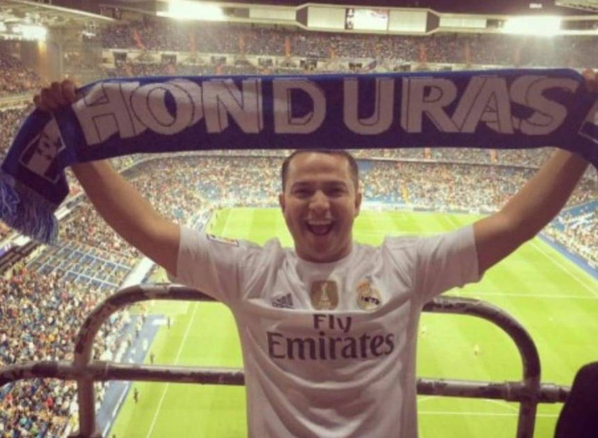 Erick Chavarria: El locutor de radio y presentador de TV es fiel seguidor del Real Madrid.