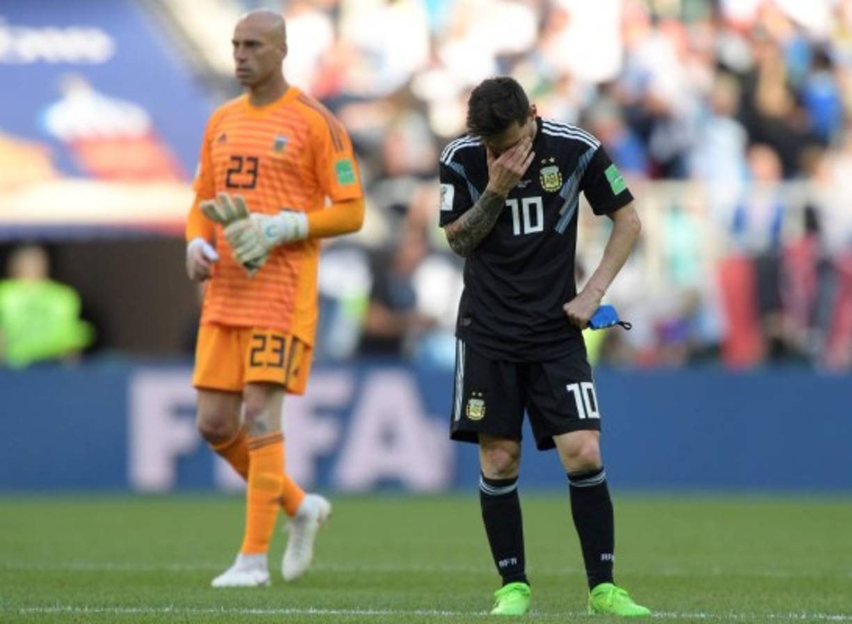 Lionel Messi lució impotente al convertirse en el villano del juego.