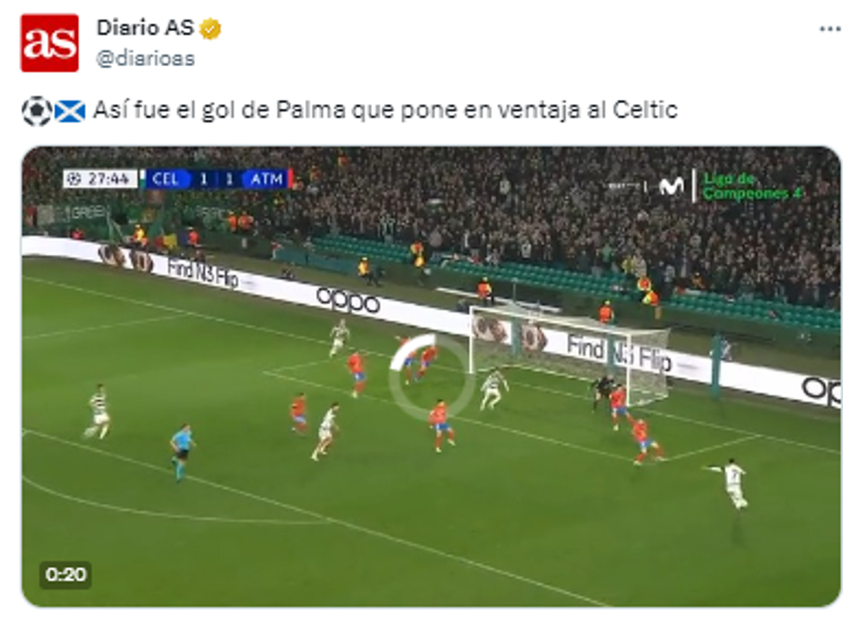Luis Palma desata locura tras marcar su primer golazo en Champions