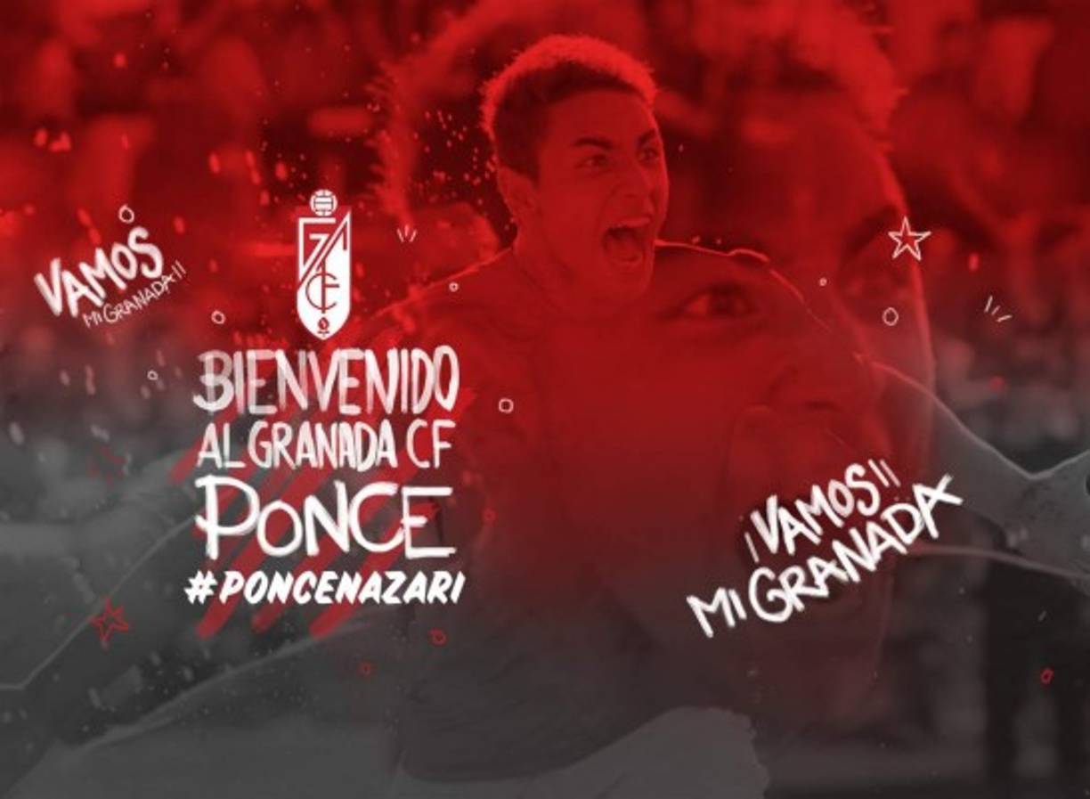 El delantero argentino Ezequiel Ponce, nuevo jugador del Granada. Llega cedido por la Roma.