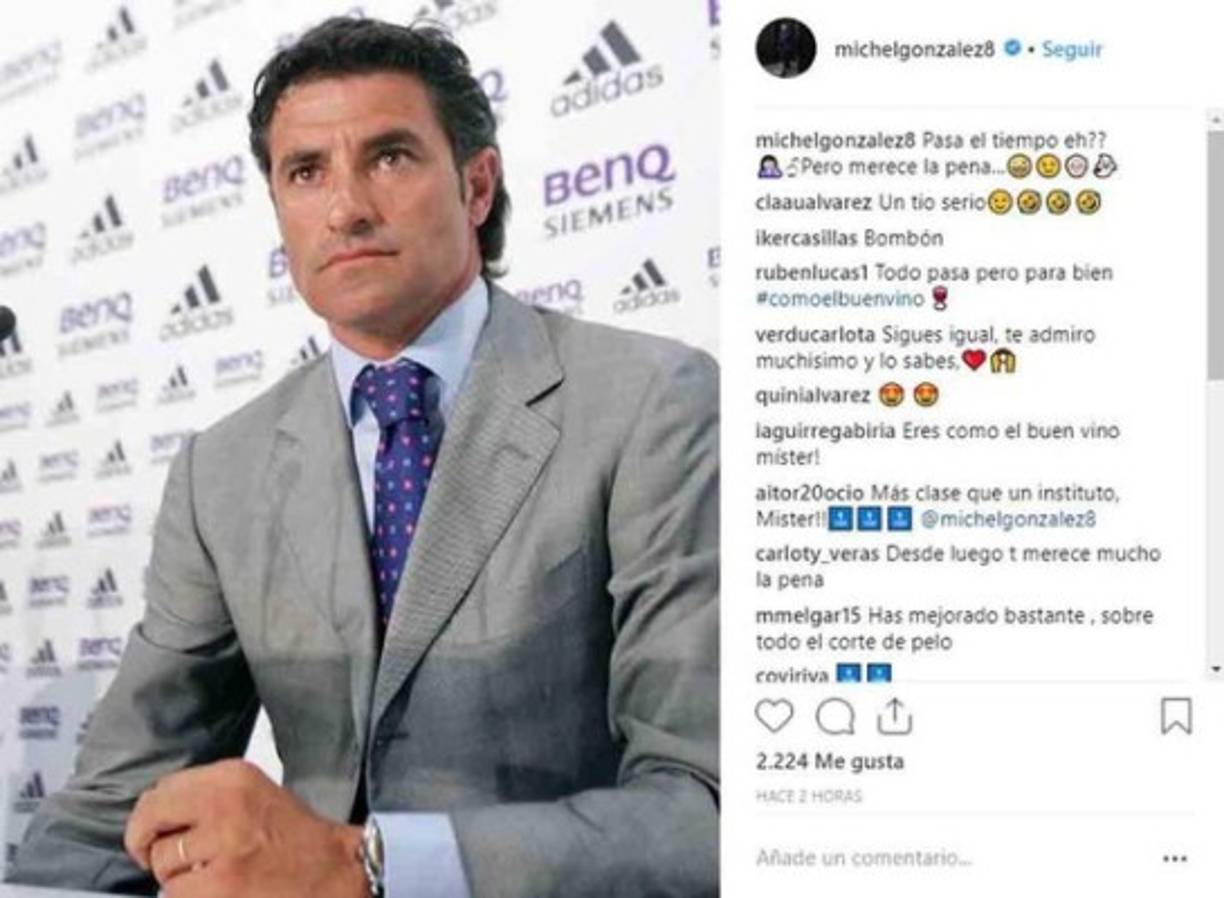 Míchel ha causado revuelo al dejar un mensaje en su cuenta de Instagram en donde muchos interpretan que se le ofrece al Real Madrid. '¿Pasa el tiempo eh? Pero merece la pena...', publicó con la imagen del día de la presentación como entrenador del Castilla, el filial del club madridista.