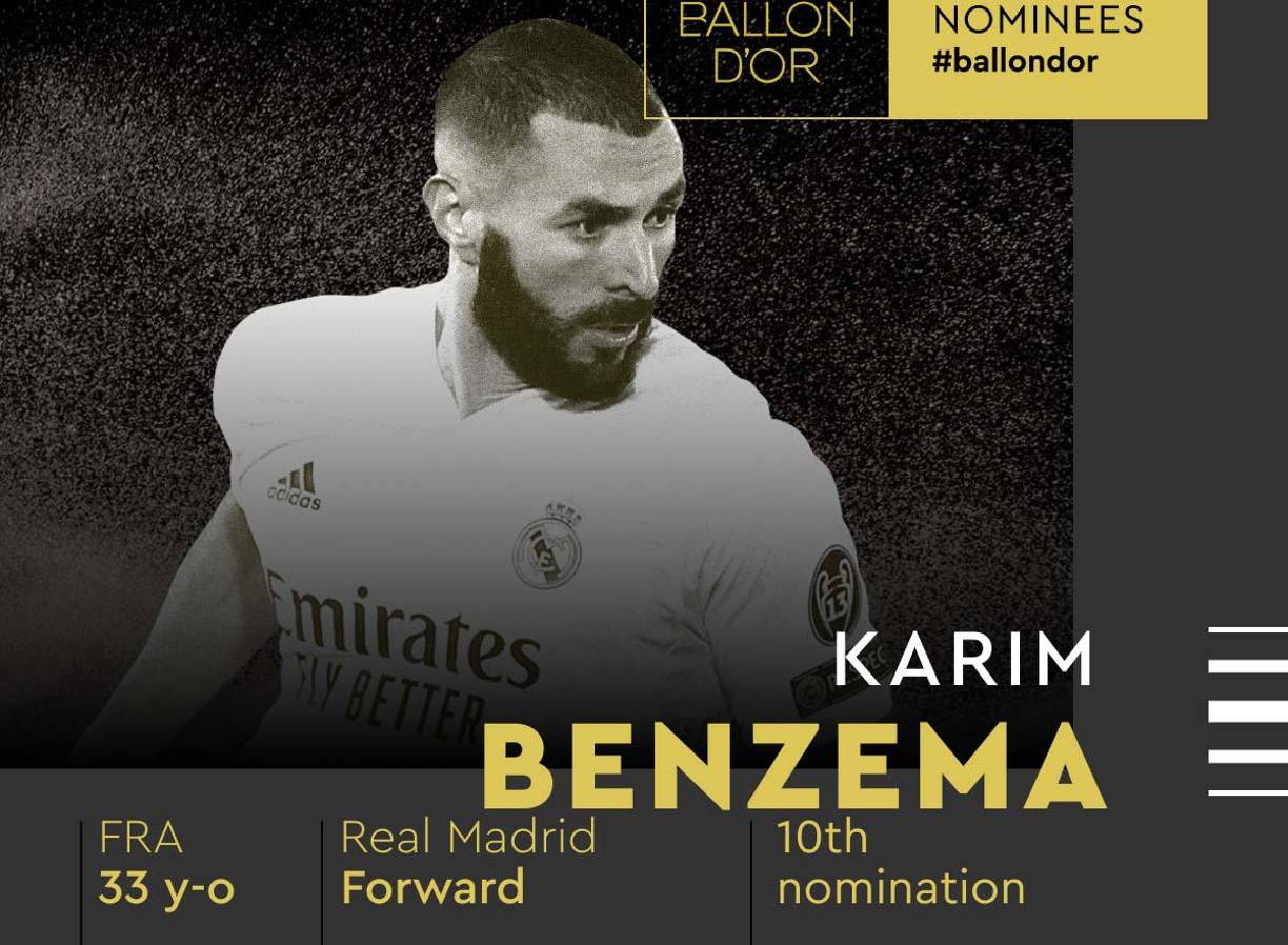 Karim Benzema: Delantero francés del Real Madrid.