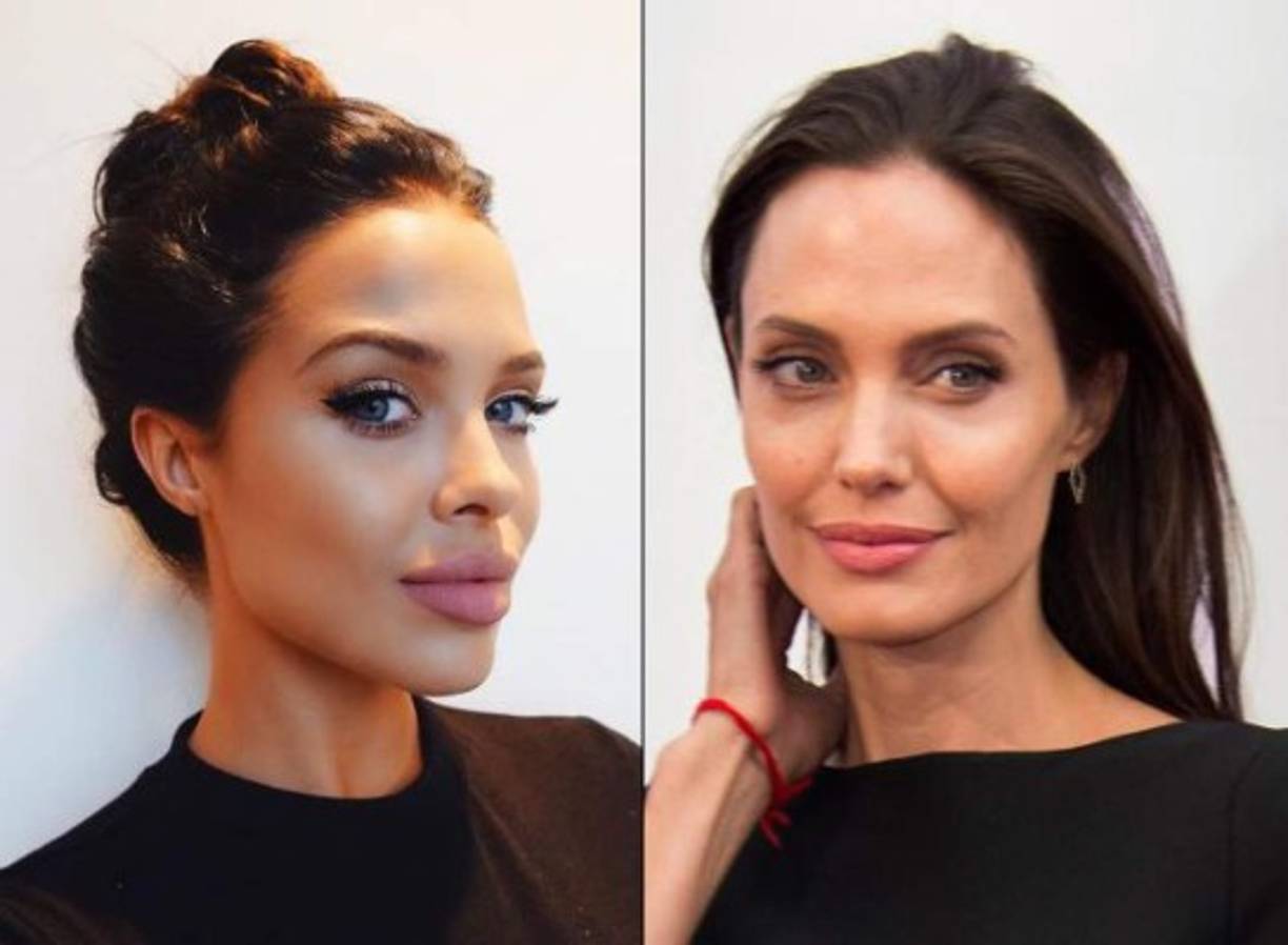 Ella es Mara Teigen, la doble de Angelina Jolie que causa furor en las redes.