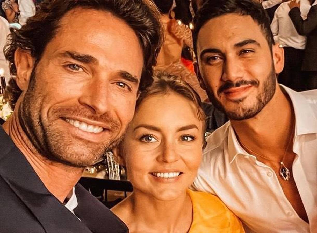 Sebastian Rulli, Angelique Boyer y Alejandro Speitzer estuvieron en el evento. Todos ellos han compartido pantalla con la ahora esposa del productor Andrés Tovar. 