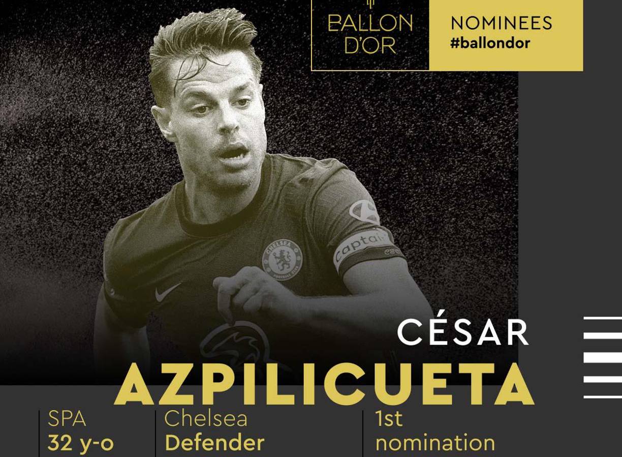 César Azpilicueta: Defensor español del Chelsea.