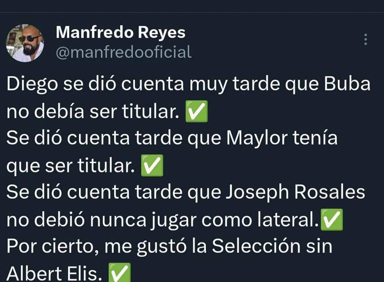 Manfredo Reyes dio su punto de vista sobre el accionar de Honduras en la Copa Oro 2023.