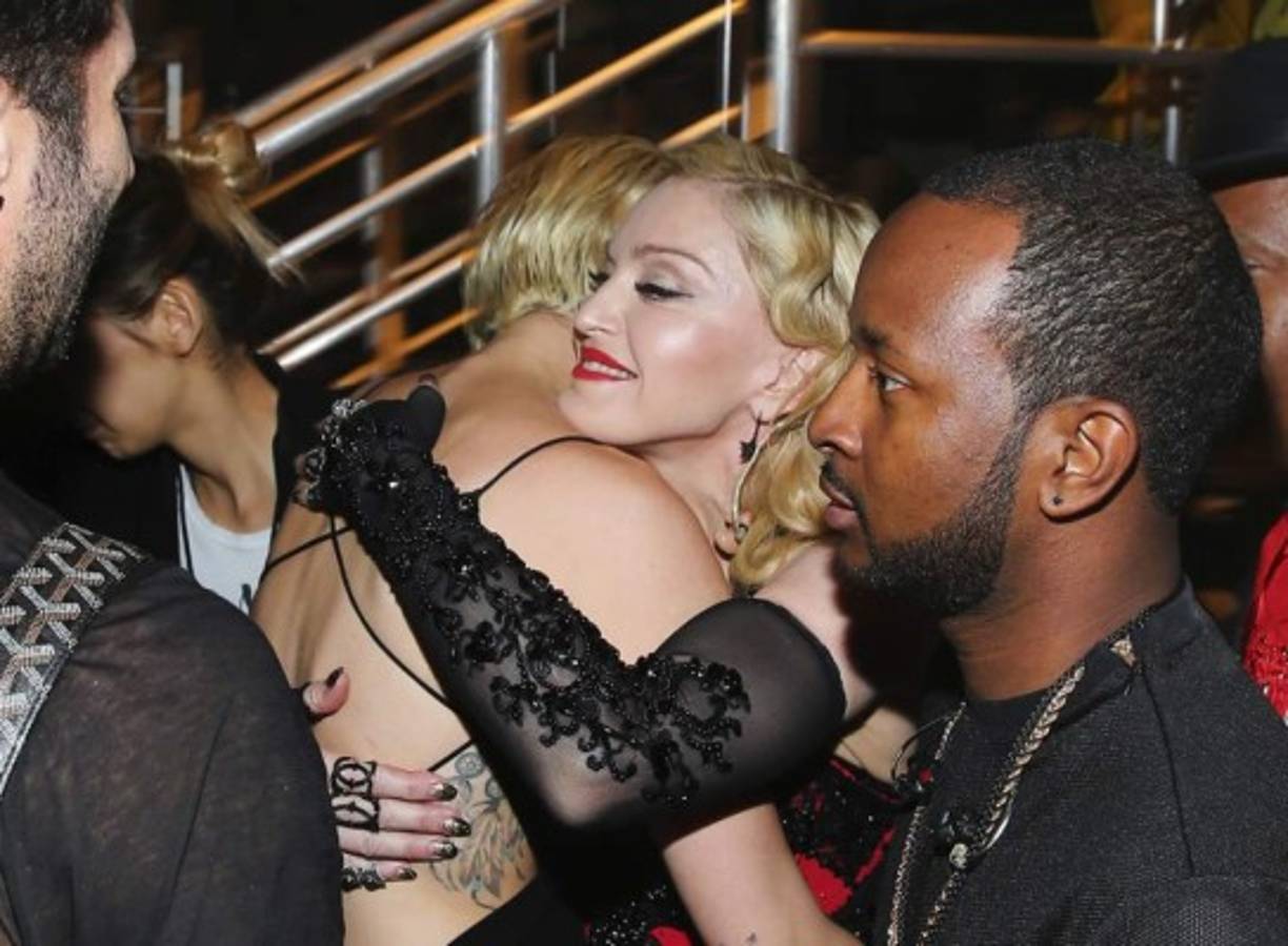 Madonna saluda a Miley Cyrus.
