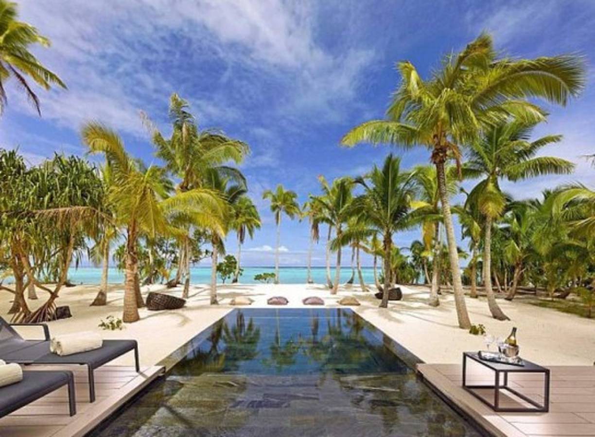 El exclusivo resort donde se encuentra hospedado el expresidente Obama.