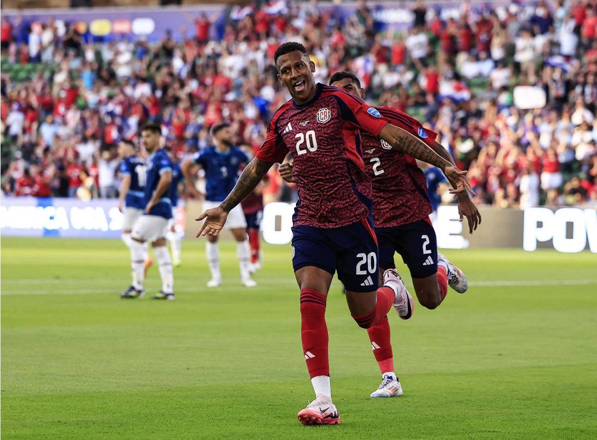 Costa Rica es el primer equipo en las últimas 5 Copas Américas en marcar 2 goles en los primeros 10 minutos de un partido.