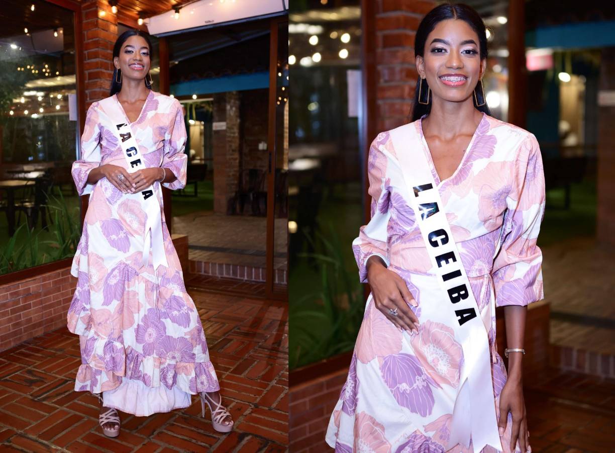 Miss La Ceiba es Ashly Moncada, de 22 años. Ella estudia modelaje y actuación, y se graduó de la carrera de Administración de Empresas. 