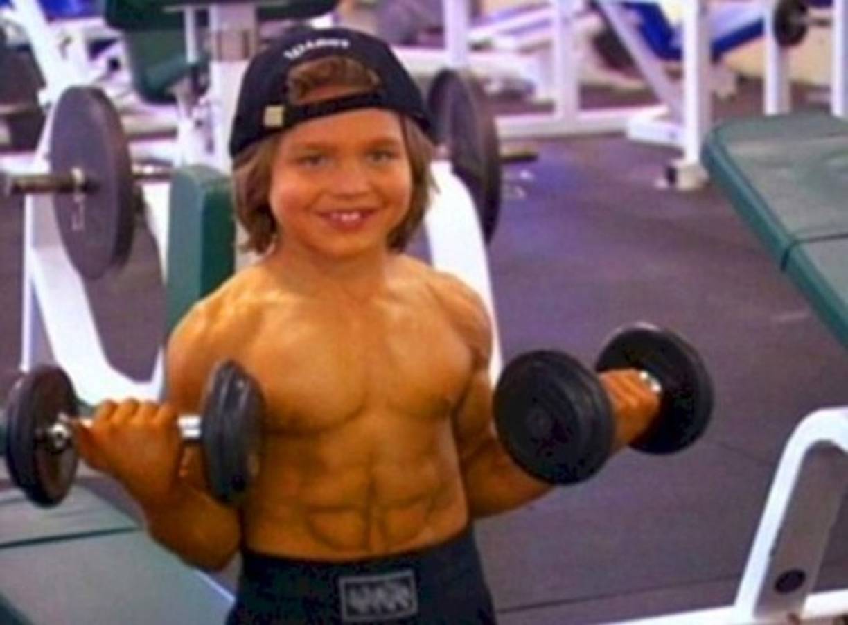 Cuando tenía 8 años, Richard ya levantaba pesas de 100 kg.