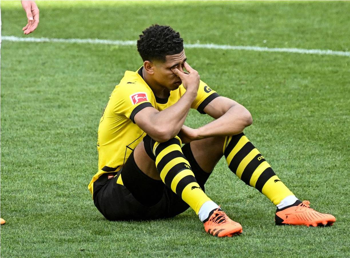 Las dolorosas imágenes del Borussia Dortmund: Reus y Bellingham hundidos