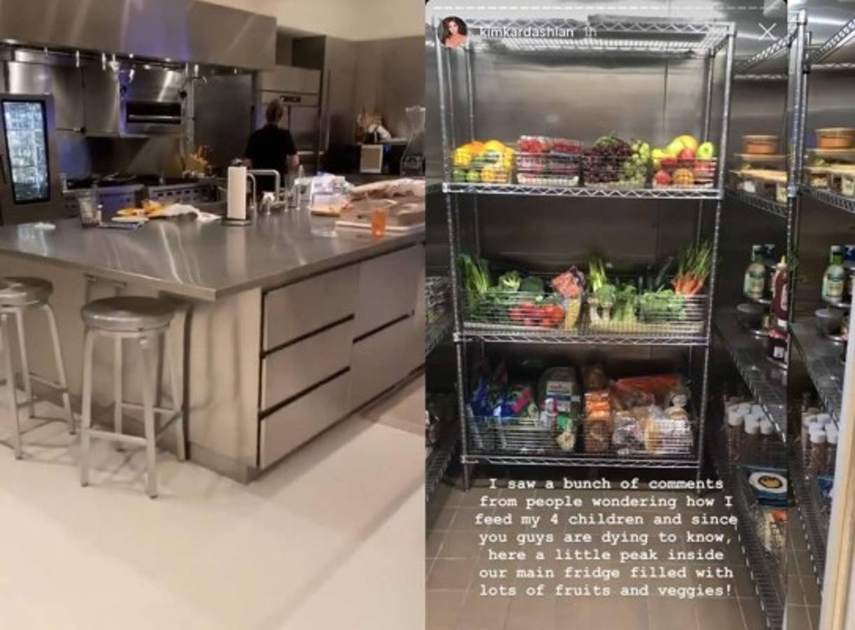Kim también elevó algunas cejas cuando<a href='https://www.laprensa.hn/espectaculos/1347679-410/kim-kardashian-presume-lujosa-rid%C3%ADculamente-enorme-cocina' style='color:red;text-decoration:underline' target='_blank'> compartió que tenía varias refrigeradoras, incluyendo una solo para el agua.</a>
