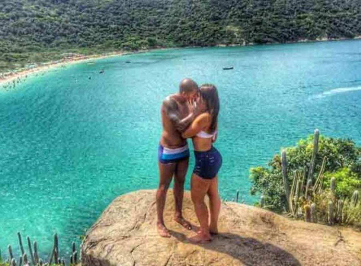 Ohrane y Leandro Motta forman una linda pareja.