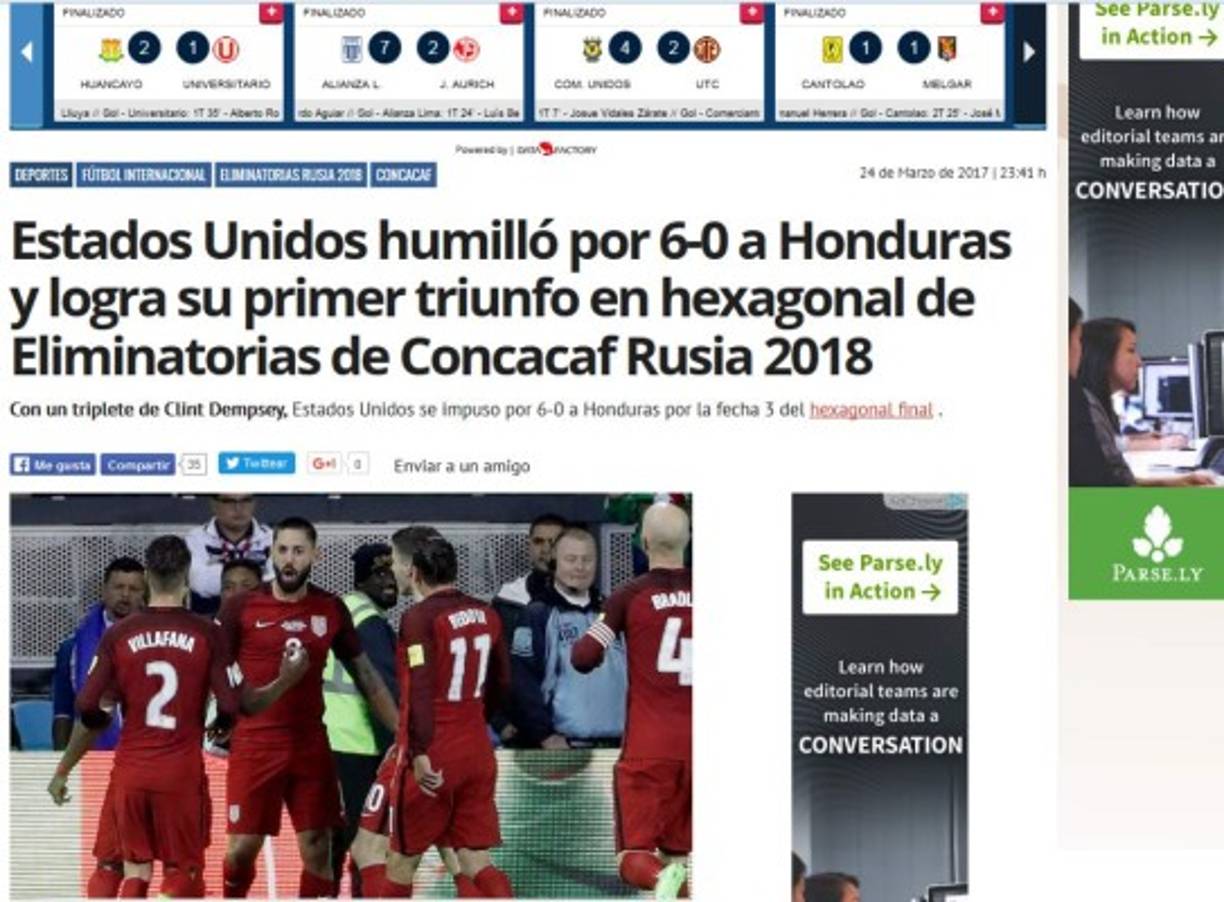 En Perú Larepublica.pe