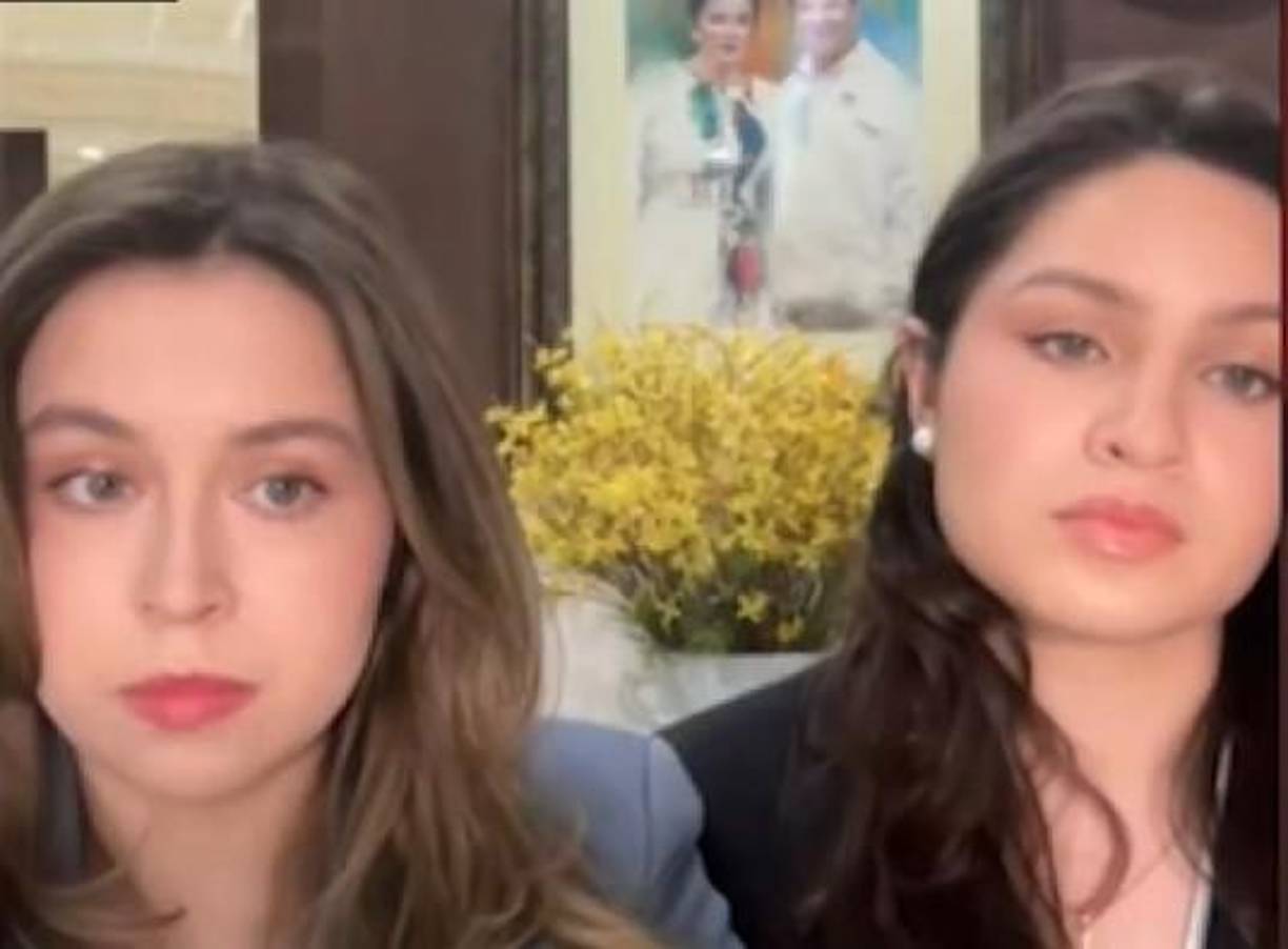 Al programa fueron invitadas también las hijas de Juan Orlando, Isabella y Daniel Hernández, pero ellas no intervinieron.