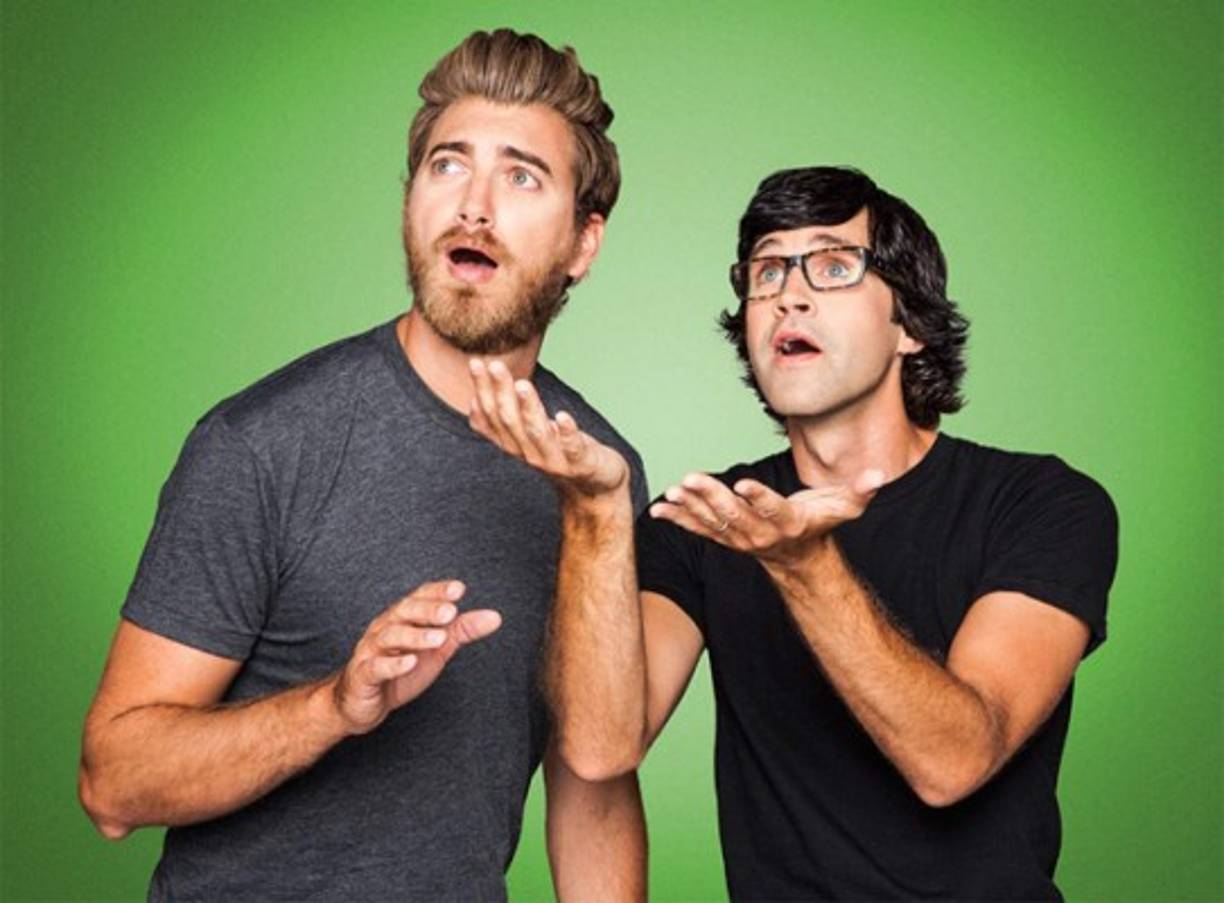 5. Rhett & Link llegan a los 4,5 millones por sus videos musicales cómicos, pero también interacciones y sketches de comedia. Trabajaban en el mundo de las corporaciones hasta que decidieron lanzarse como comediantes en YouTube.