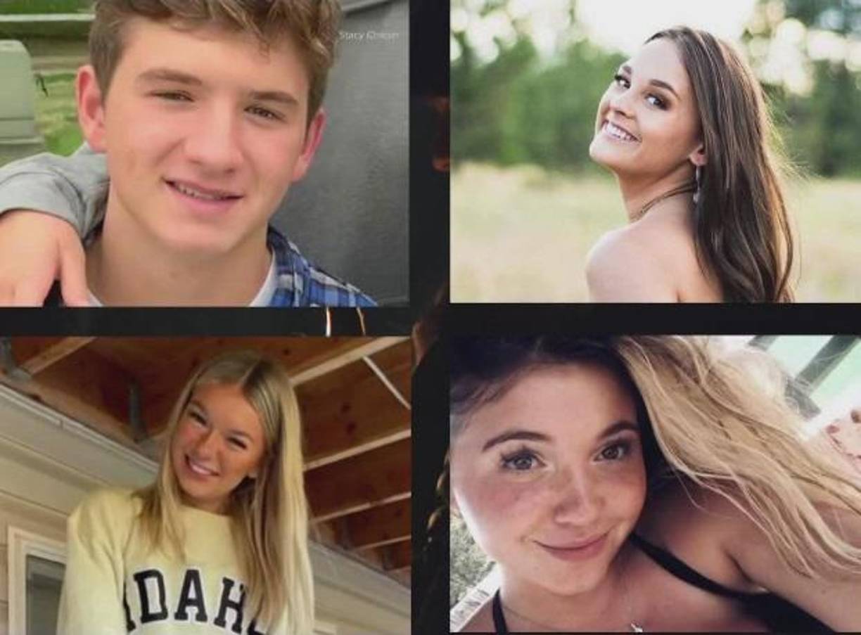 Los estudiantes fueron identificados como Ethan Chapin, de 20 años, de Conway, Washington; Madison Mogen, de 21 años, de Coeur d’Alene, Idaho; Xana Kernodle, de 20 años, de Avondale, Arizona; y Kaylee GonCalves, de 21 años, de Rathdrum, Idaho.