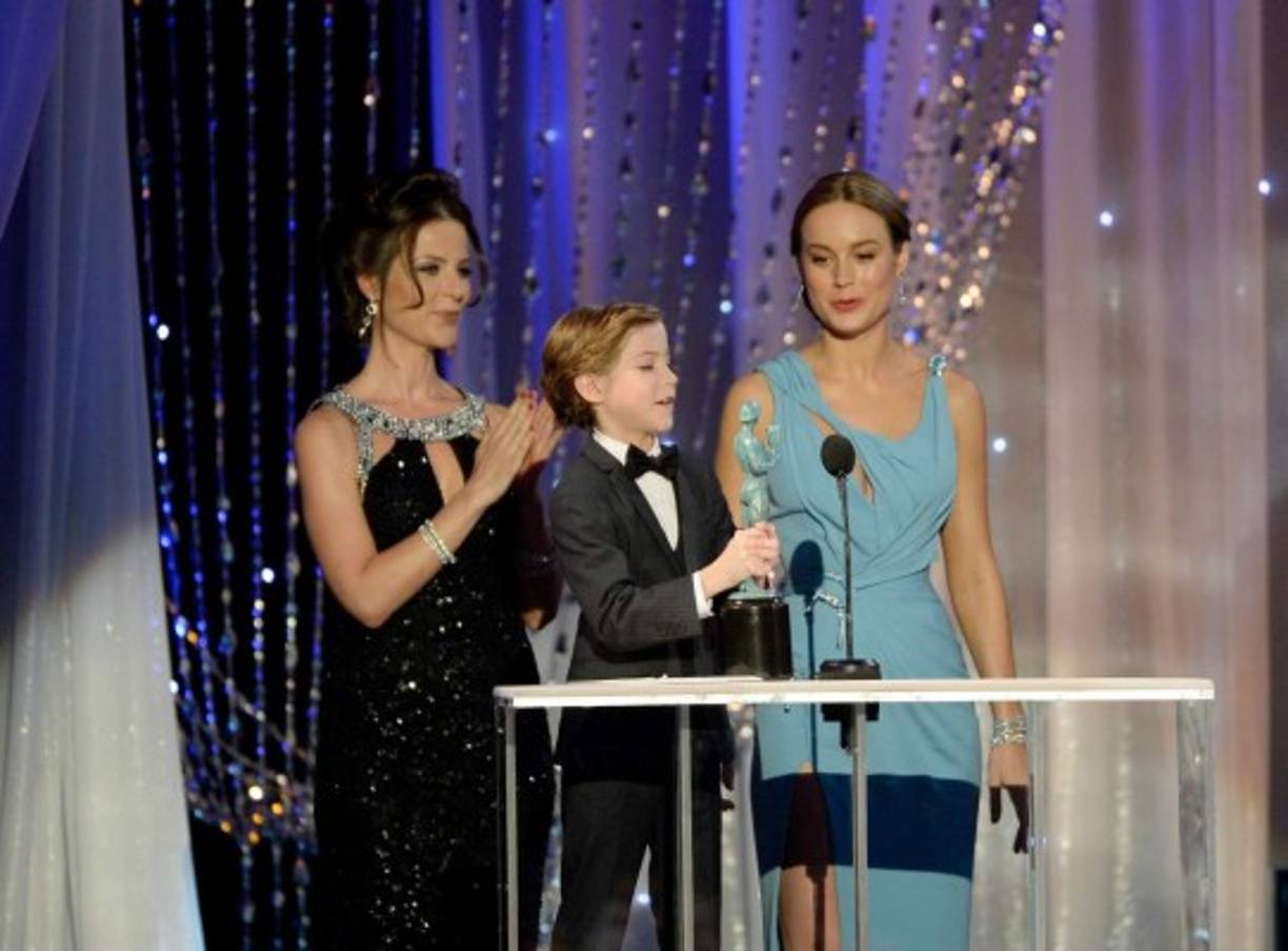 Jacob Tremblay y Brie Larson.