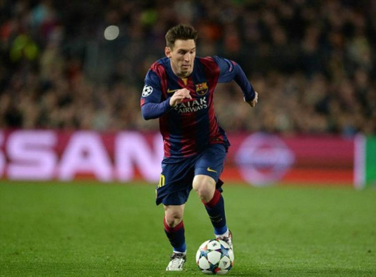 Lionel Andrés Messi, jugador argentino del Barcelona.