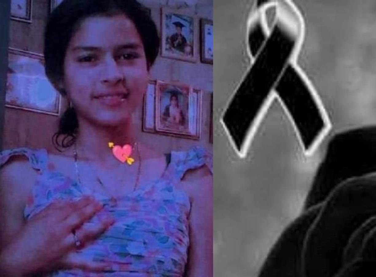 Angie Cortés cursaba sus estudios académicos en el instituto José Cecilio del Valle de esa comunidad. 