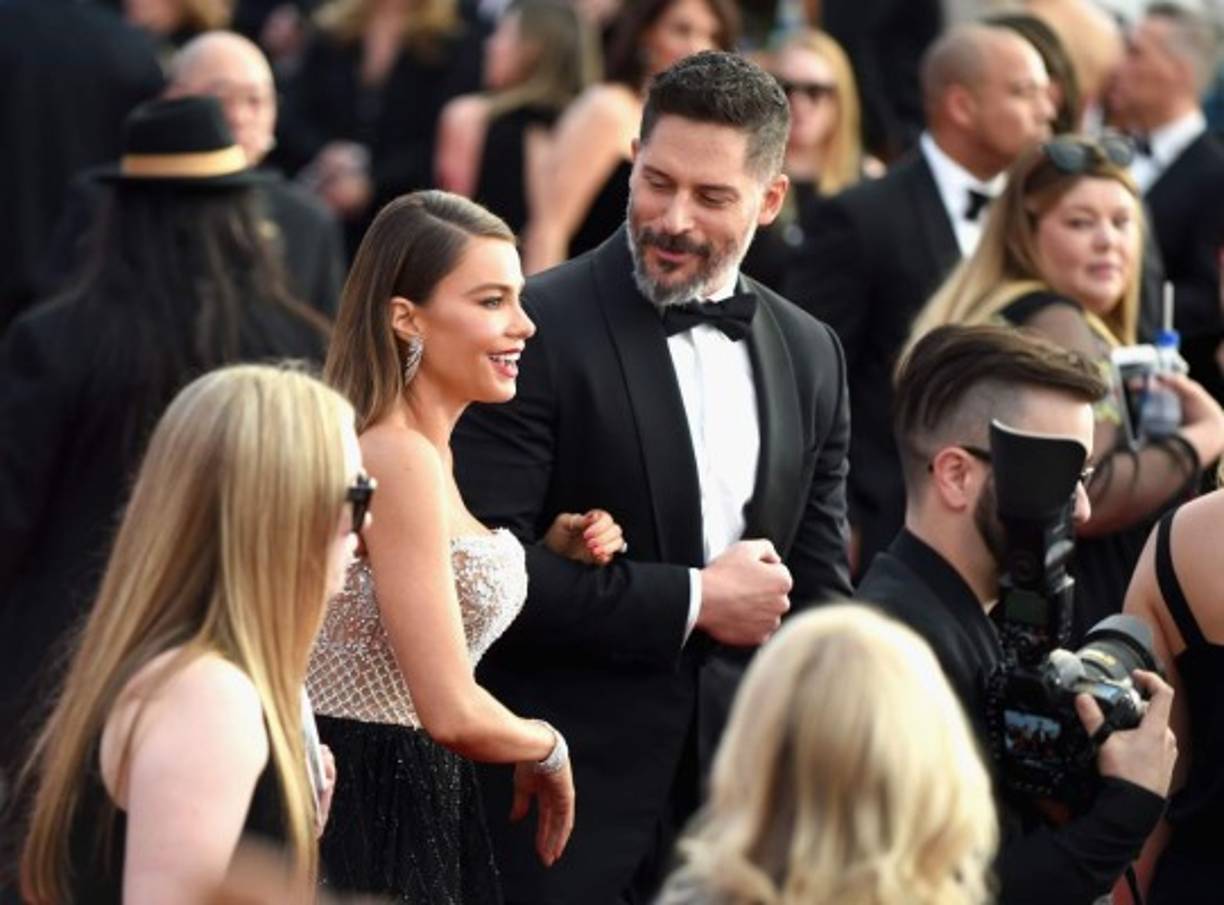 Joe Manganiello se ve muy enamorado de la colombiana. <br/>