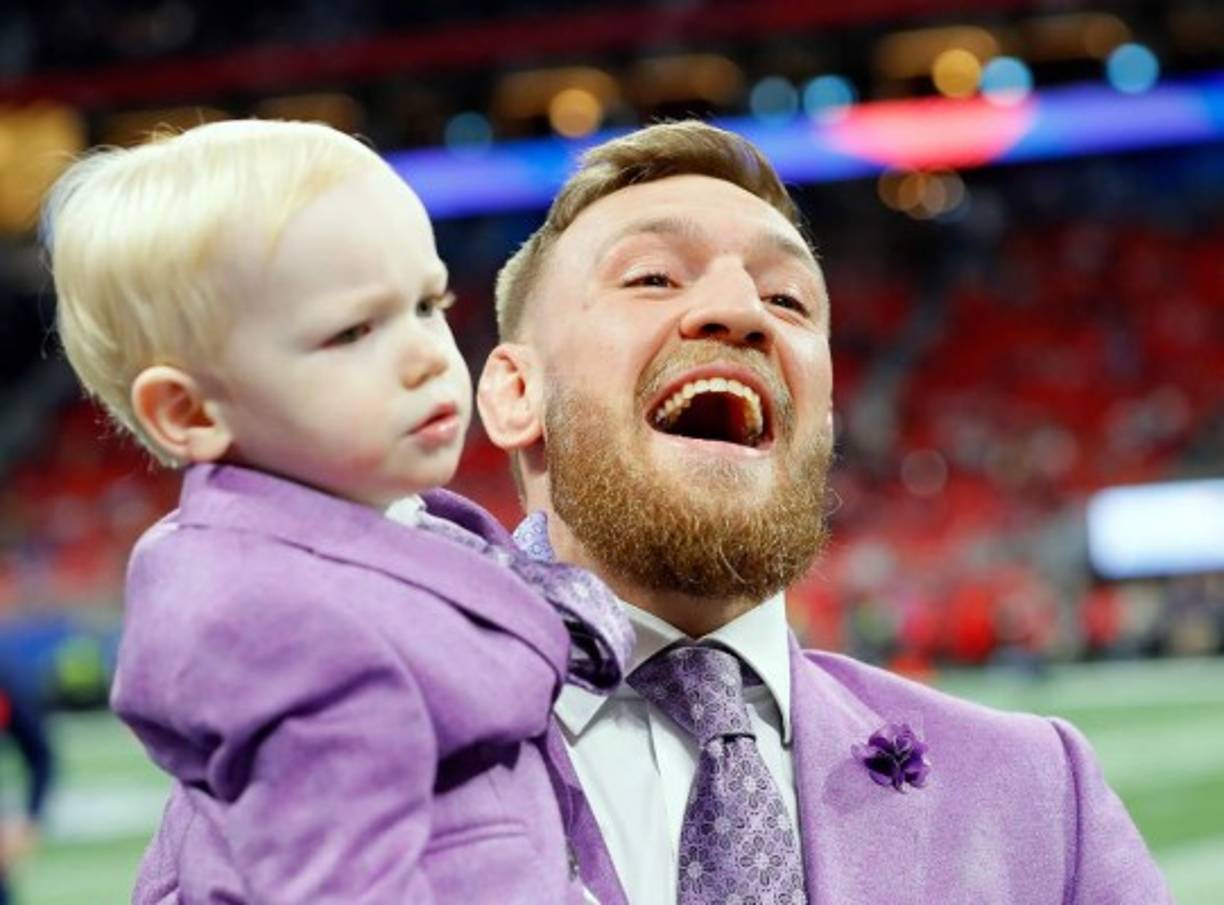 Conor McGregor se robó el show previo al inicio del Super Bowl 53.