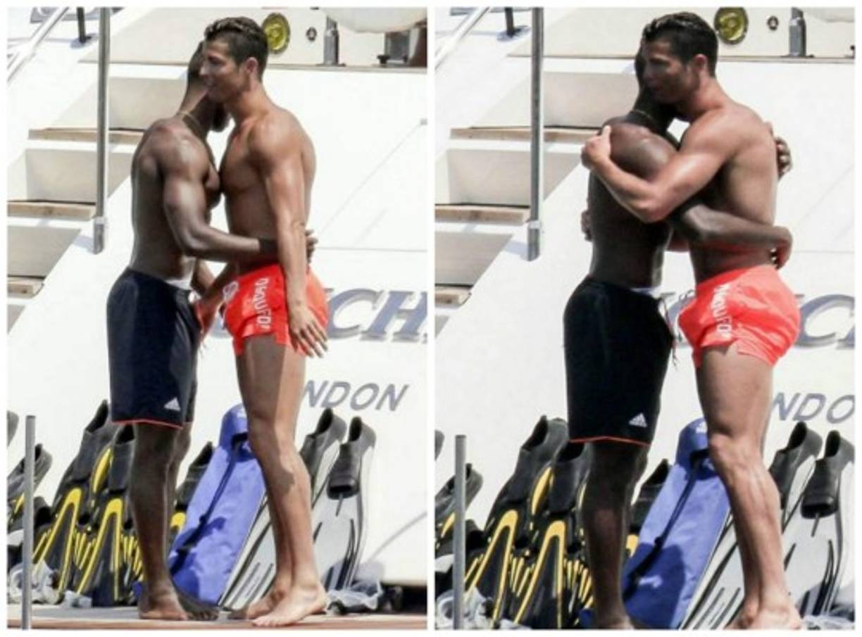 Otra imagen que levantó polvo, Cristiano y un amigo suyo en unas vacaciones del portugués.
