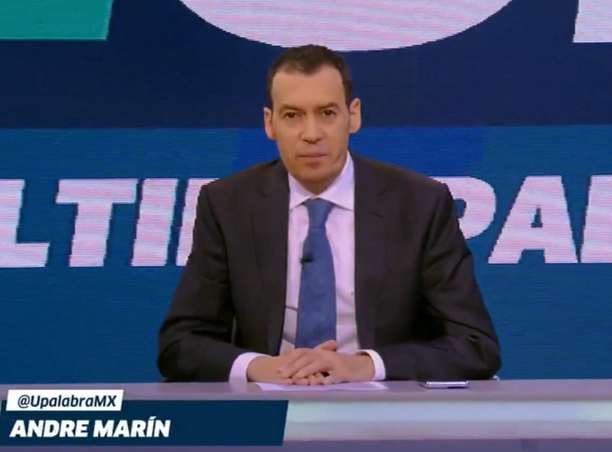 “45 días en terapia intensiva. No creía mucho en la frase ‘sin salud no hay nada’, pero háganme caso: sin salud no hay nada. Gracias a Dios estoy vivo, gracias a mi familia, gracias a mis doctores, gracias a mi casa Fox Sports’’, comenzó diciendo Marín en el programa del domingo.