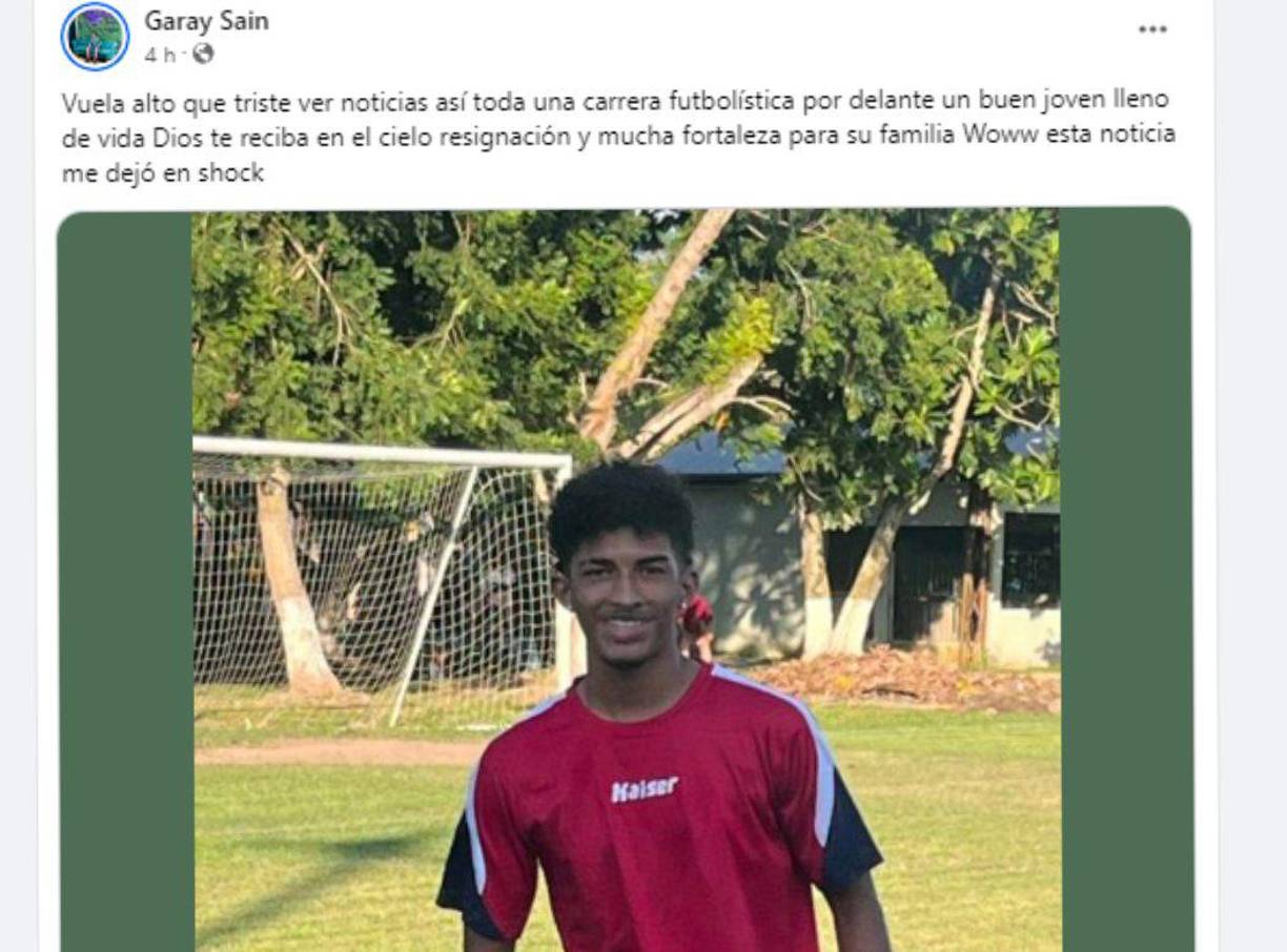 ”Esta noticia me dejó en shock”, fue uno de los mensajes en las redes sociales tras el fallecimiento del joven.
