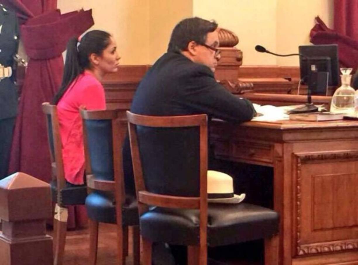 Durante una de las audiencias, la chilena recordó al hijo que tuvo con Mario Zelaya, en ese momento soltó en llanto.